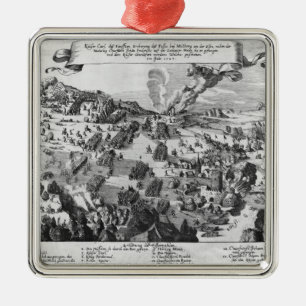 Ornement En Métal Vue générale de la bataille de Muhlberg