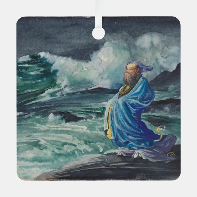 Ornement En Métal Vue océan (Recto)