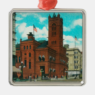 Ornement En Métal Vue orientale du St de K regardant le bureau de