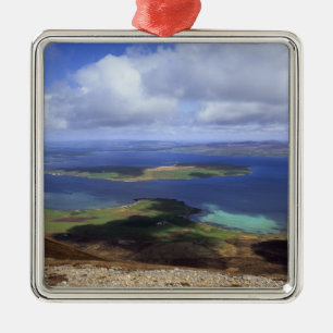 Ornement En Métal Vue supérieure : continent de bruit, graemsay et