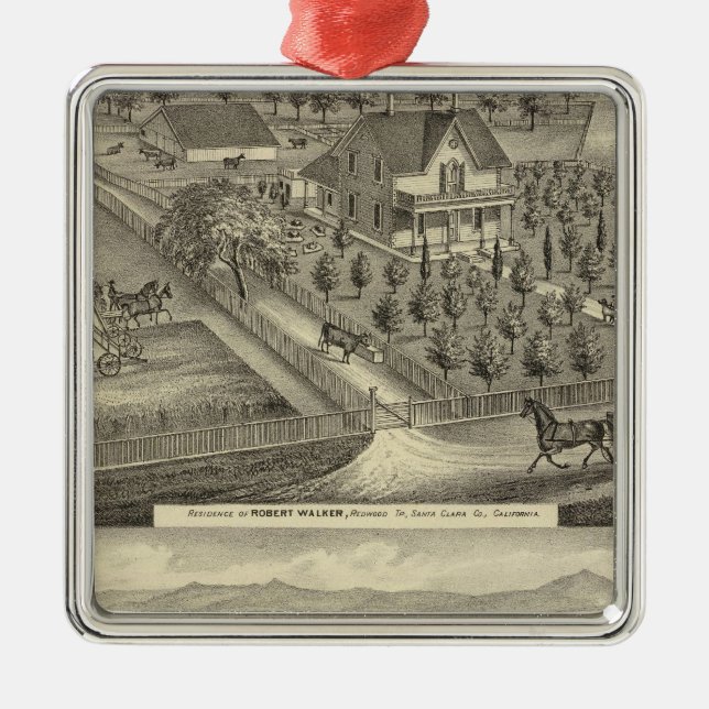 Ornement En Métal Walker, les résidences de Ball (Devant)