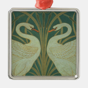 Ornement En Métal Wallpaper la conception pour le panneau du "cygne,