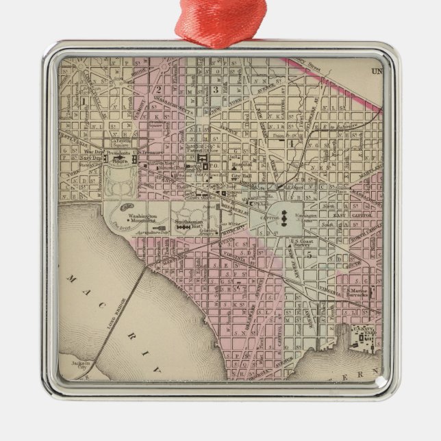 Ornement En Métal Washington 4 (Devant)