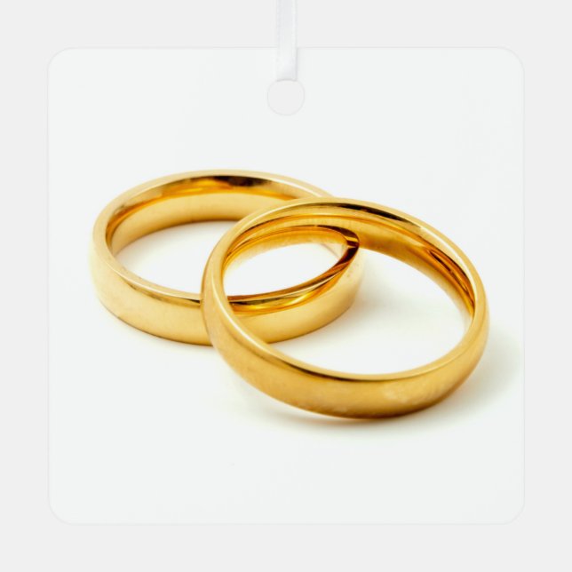 Ornement En Métal Wedding (Recto)