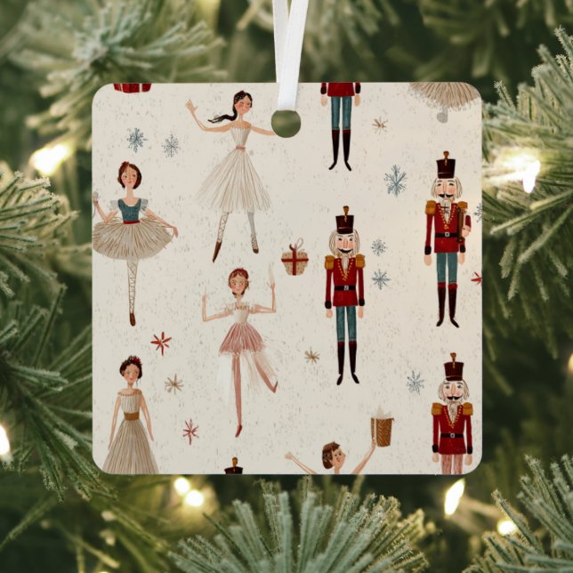 Ornement En Métal Whimsical Nutcraker Christmas Ornament (Insitu)