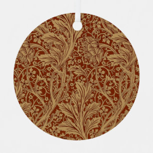 Ornement En Métal William Morris Arcadia Floral Garden Fleur Classiq