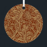 Ornement En Métal William Morris Arcadia Floral Garden Flower Classi<br><div class="desc">Ce design botanique Arcadia Flower (1889) est basé sur le classique William Morris (1834-1896) Arcadia motif pour sa ligne de papier peint victorien anglais. Conçu par la fille de William Morris,  May Morris,  pour la compagnie William Morris. Un magnifique feuillage riche.</div>