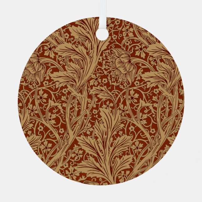 Ornement En Métal William Morris Arcadia Floral Garden Flower Classi (Recto)