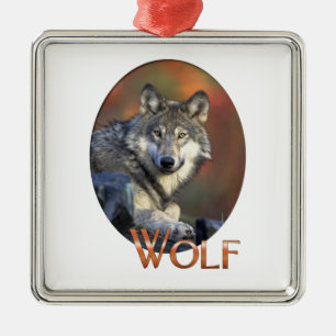 Ornement En Métal Wolf Lovers Art