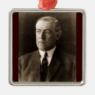 Ornement En Métal Woodrow Wilson 28e président