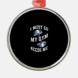 Ornement En Métal Workout Health and Ness