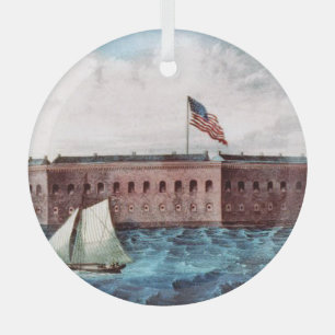 Ornement En Verre ABH Fort Sumter