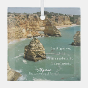 Ornement En Verre Algarve vacances plage au Portugal