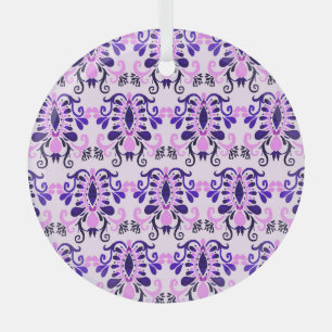 Ornement En Verre Aquarelle Ikat : Tribal Ethnic Seamless