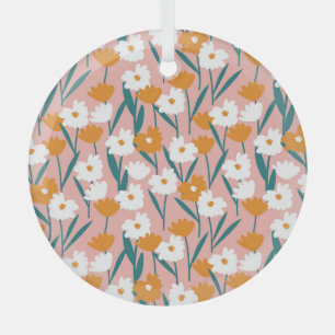 Ornement En Verre Arrière - plan floral : impression florale transpa