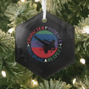 Ornement En Verre Arts martiaux - Valeurs fondamentales du karaté