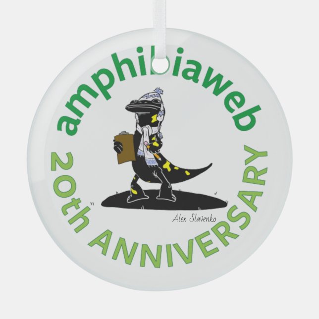 Ornement En Verre #ArtYourAmphibian2020 - Alex Slavenko (Recto)
