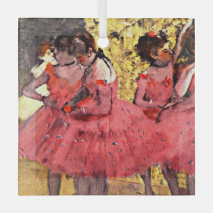 Ornement En Verre BALLET—Degas : Les Danseurs Roses,