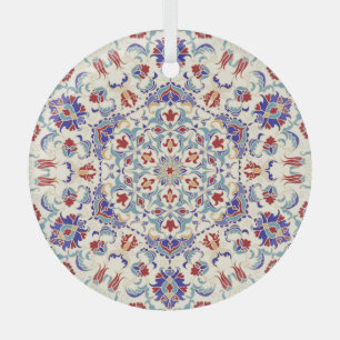 Ornement En Verre Beauté de Mandala : Mosaïque culturelle colorée