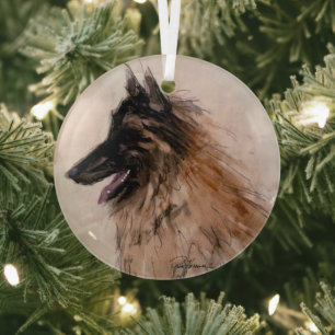 Ornement En Verre Belge par Hevener