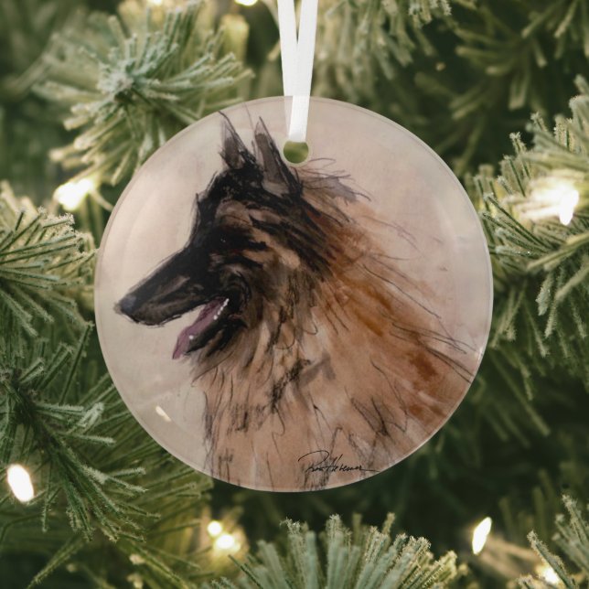 Ornement En Verre Belge par Hevener (Insitu)