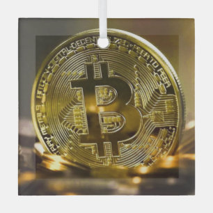 Ornement En Verre bitcoin