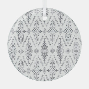 Ornement En Verre Boho Ethnique : Trendy Hand-Drawn Seamless.