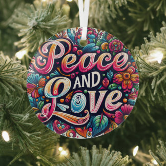 Ornement En Verre Bonheur