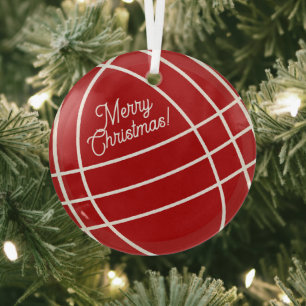 Ornement En Verre Boule de verre rond Boule de Noël ornement arbre d