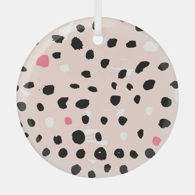 Ornement En Verre Brosse à encre : Texture artistique (Recto)