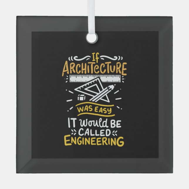 Ornement En Verre Cadeaux d'architecte (Recto)