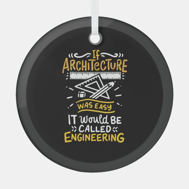 Ornement En Verre Cadeaux d'architecte (Recto)