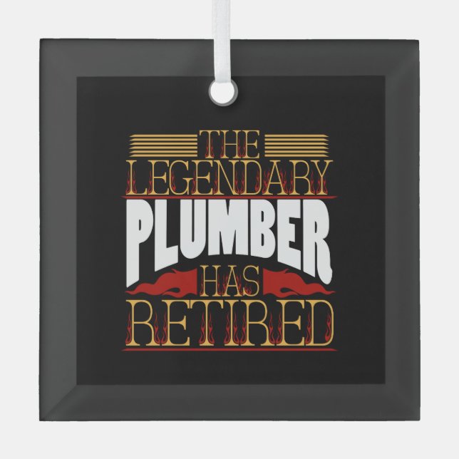 Ornement En Verre Cadeaux de plomberie (Recto)