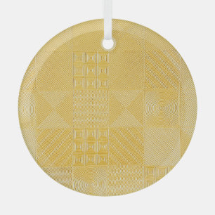 Ornement En Verre Carreaux d'or : Arrière - plan de texture élégant