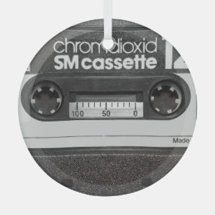 Ornement En Verre Cassette vintage BASF : Élément du collecteur