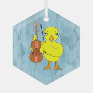 Ornement En Verre Cello Chick