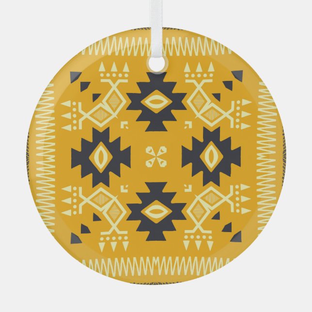 Ornement En Verre châle carré, cachemire floral batik paisley. (Recto)