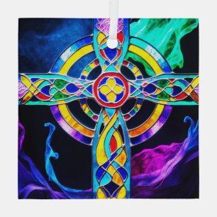 Ornement En Verre Chauffeur de soleil Croix moderne