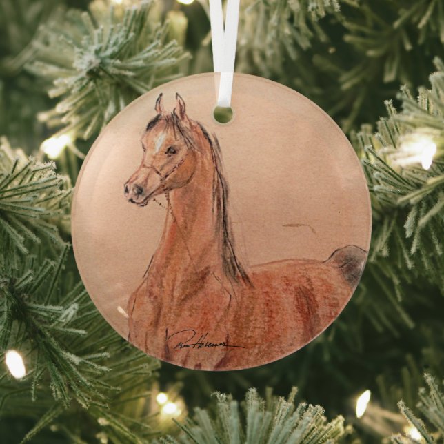 Ornement En Verre Cheval par Hevener (Insitu)