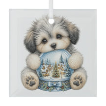 CHIOT DE NOËL À THÈME FANTAISISTE MIGNON