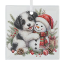 CHIOT DE NOËL À THÈME MIGNON ET FANTAISISTE