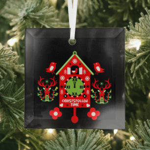 Ornement En Verre Christstollen Weihnachtsstollen Stollen Xmas Apron