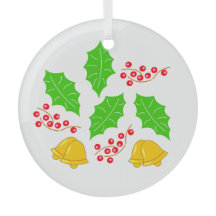 Circulaire Adorno De Cristal Feliz Navidad