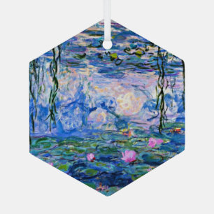 Ornement En Verre Claude Monet - Water Lilies, 1919,