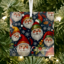 Collection de Noël de Père Noël vintage