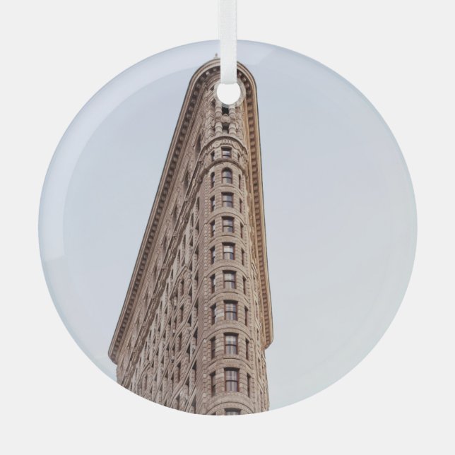Ornement En Verre Construction de Flatiron (Recto)