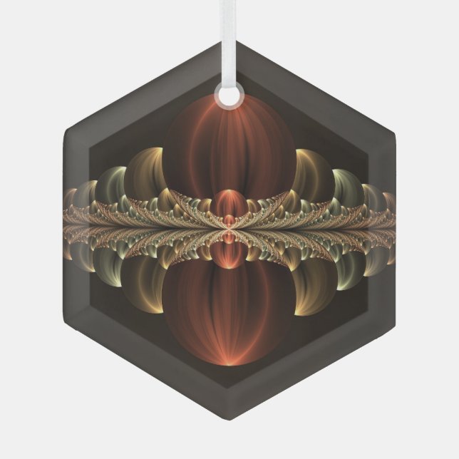 Ornement En Verre Construction d'Imaginaires Art Fractal Abstrait br (Recto)