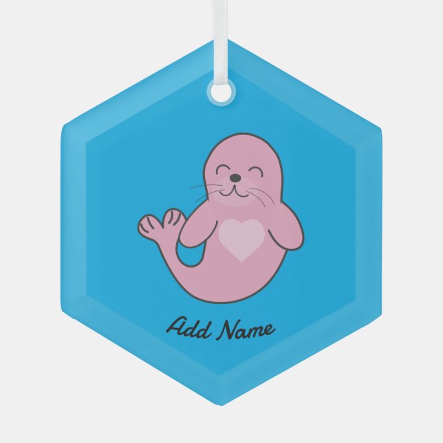 Ornement En Verre Coupe rose (Recto)