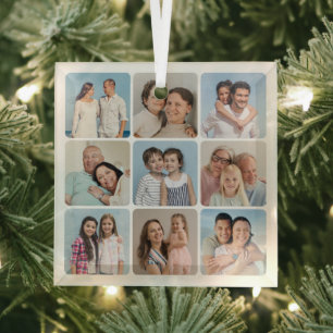 Ornement En Verre Créez vos propres angles ronds 9 Collage photo