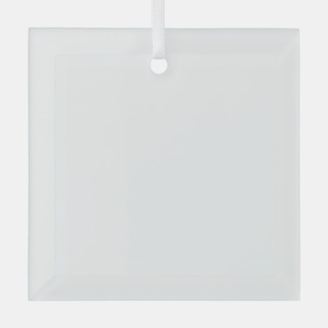 Ornement En Verre Créez votre propre (Recto)